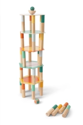 Large balancing tower – wooden family game for children