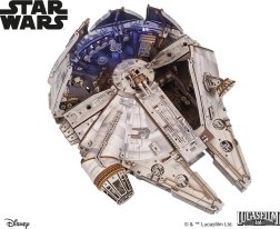 Ugears 3D puidust mehaaniline pusle Star Wars Millennium Falcon