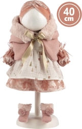 40 cm nukuriietus – elegantne roosa komplekt Llorens Lucia