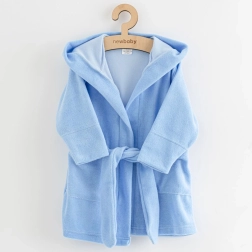 Laste froteehommikumantel New Baby Comfortably sinine 116/122