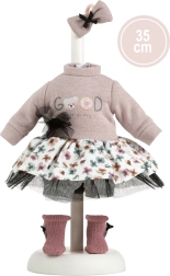 35 cm nuku riietus koos aksessuaaridega Llorens