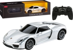 Racing RC Car 1:24 Remote Controlled Porsche 918 Spyder Silver