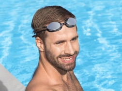 Bestway Elite Blast Pro Swimming Goggles for Adults and Youth – black
