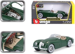 Metallmudel Bburago Jaguar XK 120 Roadster 1951 1:24 roheline