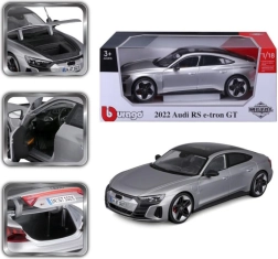 Metallmudel BBURAGO 1:18 AUDI RS e-tron GT – hõbedane