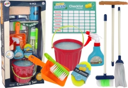 11-osaline koristuskomplekt lastele