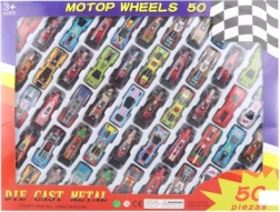 50 metallist mänguauto komplekt