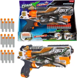 Vahukuulipüstol heliefektide ja padrunitega