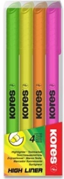 Kores tekstimarkerid High Liner, komplekt 4 tk