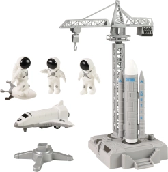 Space Set with Crane and Launch Pad