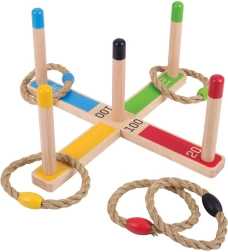 Puidust rõngavise BIGJIGS TOYS