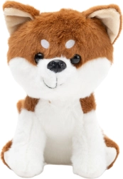 Pehme Shiba Inu koer pruun-valge 20 cm