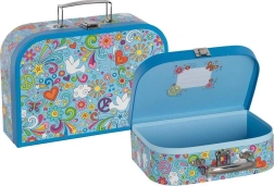 Goki laste kohvrite komplekt Love & Peace, 2 tk