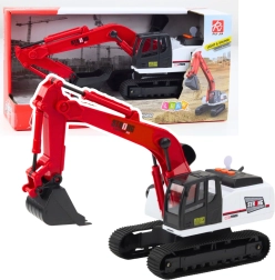 Kummist roomikekskavaator pöörleva kabiini ja liikuvate kühvlitega