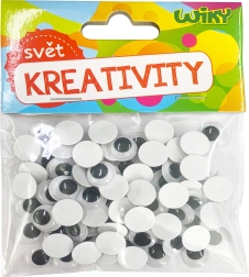 Liikuvad silmad 12 mm, 80 tk