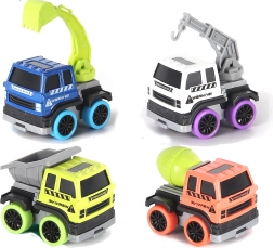Metallist ehitusauto 6 cm tagasitõmbemehhanismiga