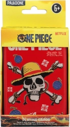 One Piece mängukaardid plekist karbis