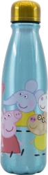 Aluminum Drinking Bottle Peppa Pig 600 ml