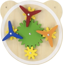 VIGA FSC Montessori puidust seinatahul ülekannete ja tuuleveskitega