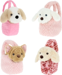 Plush Puppy in a Bag 16 cm – 4 Types KEEL