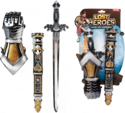 Rüütlikomplekt plastmõõk tupe ja kaitsetega