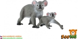 Koala poegadega – 2 plastfiguuri komplekt 4–6 cm