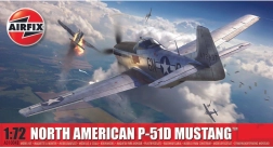 NORTH AMERICAN P-51D MUSTANG 1/72 lennuki mudelikomplekt