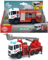 Fire truck with freewheel and light function