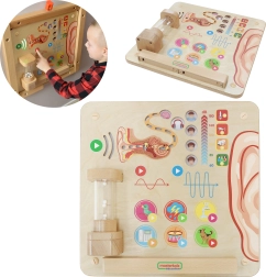 Masterkidz Educational Board Visual Senses Montessori