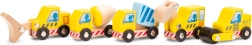 Set of Wooden Construction Vehicles for Children