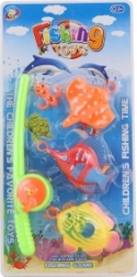 Plastic Fishing Rod with Hook for Kids