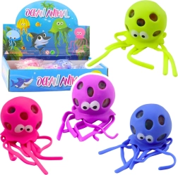 Antistressikummipael kaheksajala kujul geelist kuulidega