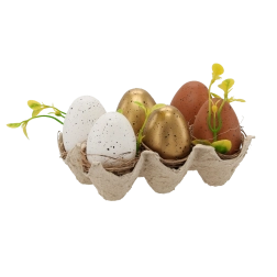 Pastelvärvides lihavõttemunade komplekt 6 cm – 6 tk