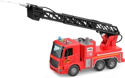 Tuletõrjeauto veepihustuse ja efektidega 30 cm