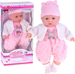 Interaktiivne pehme beebinukk 40 cm helidega