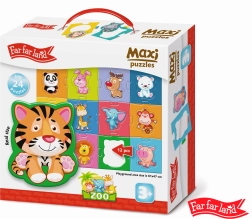 Maxi pusle Loomad loomaaiast 24 tükki