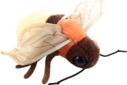 Pehmest plüüstist helendav jaanimardikas 17 cm, keskkonnasõbralik