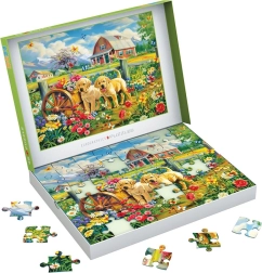 Puzzle EUROGRAPHICS Connecting Pieces Kevadised kutsikad 48 tükki