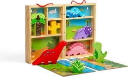 Bigjigs Toys dinosauruseteemaline mängukarp