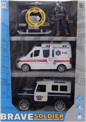 Set of Battery-Powered Police Toys