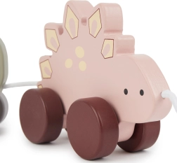 Bieco Wooden Pull-Along Toy Dinosaurs