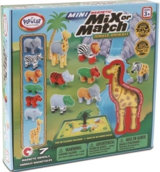 Malblo Magnetic Mini – džungliloomad, magnetiline ehituskomplekt lastele