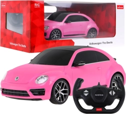 RASTAR RC Volkswagen Beetle 1:14 kaugjuhitav auto – Roosa