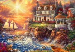 Puzzle „Elu tormise mere kohal“ firmalt BLUEBIRD, 1000 tükki