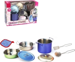 Metal kids' kitchen set, 8 pieces