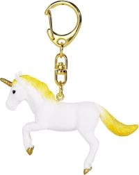 MOJO Jumping Unicorn Keychain with Gold Details
