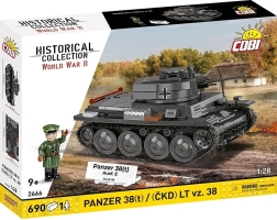 Panzer 38(t) / LT vz. 38 2‑ühes ehituskomplekt – 690 klotsi