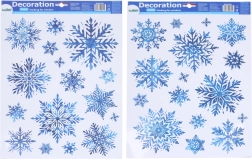 Christmas Window Decoration Snowflakes 41 × 29 cm