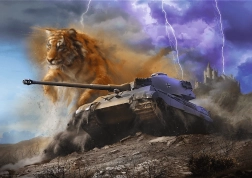 Pusle TREFL Premium Plus World of Tanks: Tiger II 1000 tükki