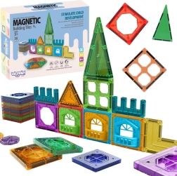 Magnetilised ehitusklotsid 3D WOOPIE – hariv komplekt Loss, 30 tk